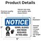 Signmission 3.5 in Height, 5 in Width, Vinyl Decal, Rectangle OS-2PACK-NS-D-35-L-15746 - alternate 3